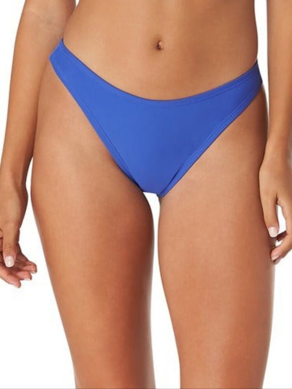 Speedo Solid Scoop Bikini Bottom Dazzling Blue XS